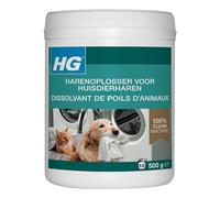HG Disolvente de pelo para mascotas, Eliminador de pelo para ropa y textiles, Depiladora de pelo y pelo de gato para lavadora, apto para mascotas y seguro para lavadora - 500g