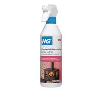 HG Limpiacristales Estufas para Chimeneas y Estufas de Leña, 500ml | Spray listo para usar que elimina hollín, grasa y alquitrán del cristal de chimeneas y estufas de leña en 3-5 min