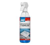 HG Limpiacristales y Espejos, Resultado Impecable Sin Marcas, Elimina con Facilidad la Grasa y Suciedad de Ventanas y otras Superficies de Cristal y Vidrio - 500ml en Spray (142050109)