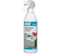 HG Limpiador en spray para duchas y lavabos - Limpiador antical en spray para WC, azulejos, ducha y bañera, 500 ml