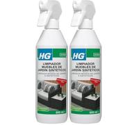 HG Limpiador Muebles de Jardín Sintéticos, Limpiador de Exteriores, Spray Limpiador para Patios de Jardín, Quita Manchas de Mesas, Sillas, Muebles y más, Potente Limpiador de Acción Rápida - 500ml