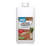 HG Limpiador Profesional para Terrracota, Limpiador Concentrado para Eliminar Manchas de Grasa, Abrillantador, Suciedad Incrustada, Para Todo Tipo de Suelos, 1 litro (194100130)