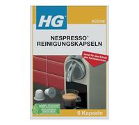 HG Paquete de 6 cápsulas de limpieza para máquinas Nespresso