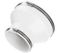 HG Power 150-100mm Reductor Tubo con 2 Abrazaderas Metálicas para Conexión de Tuberías para Campana Extractora, Extractor Cocina, Extractor de Humos Cocina