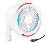 HG Power 150mm Ventilador de Extracción de 2 Vías con Mando a Distancia de 3 Velocidade Ventilador Silencioso con Función de Memoria para Baño Cocina Garaje Sótano Extracción y Ventilación de Entrada