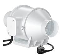 HG Power Ventilador centrífugo, 75mm Extractor Ventilador de Aire en Línea Super Ligero y Silencioso