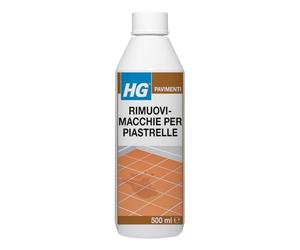 HG Quitamanchas nº 21, quitamanchas que elimina grasa, manchas de aceite y resina de azulejos de terracota, ladrillos, lacados, piedra natural, porcelana cemento y cemento - 500 ml (166050106)