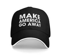 HGADXVBE Anceky Gorra de béisbol Make America Go Away (en Oferta), Work(Black)