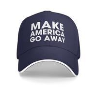 HGADXVBE Anceky Gorra de béisbol Make America Go Away (en Oferta), Work(Blue)