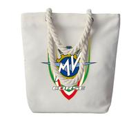 HGADXVBE Bolsa de tela Para M.V, bolsa tote algodón con logo personalizado, ideal para playa y viajes, estilo