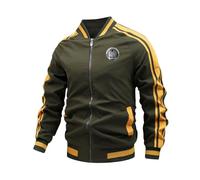 HGADXVBE Chaquetas Casual Elegantes Hombre Italian Car Enthusiast, Cazadoras Hombre de Ligeras y Transpirables, Ropa de Trabajo para Cortavientos, informal(Yellow,XL)