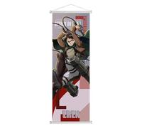 HGADXVBE Para AOT Póster de Manga Anime, Póster de Manga Tela Poster, Colgante Decoración del Hogar Pintura, Carteles(A4,40 * 120cm)