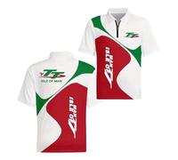 HGADXVBE Po.lo hombre Para Is.le of M.a.n T.T, Transpirable Camiseta Golf Polos Hombre, Ideal para ropa transpirable deportiva y de golf, atlético(Baihongse,L)