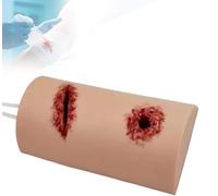 HGAYUBDV Modelo de hemostasia de heridas simulada, Kit de Entrenamiento de empaquetamiento de heridas y torniquete, Kit de Entrenamiento for Detener hemorragias en Clases de Medicina, práctica