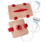 HGAYUBDV Modelos de Entrenamiento de torniquete for Control de hemorragias, simulador de torniquete y empaquetamiento de heridas (2 Piezas), Kit de Entrenamiento for Detener hemorragias