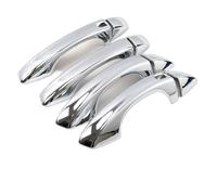 HGCXBYAP Manilla Tirador Lateral Embellecedor de Marco de manija de Puerta Estilo ABS Compatible con Skoda Compatible con Kodiaq 2017-2023 Fundas de manija para Puerta Trim(2 Hole Sliver Handle)