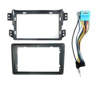 HGCXBYAP Montaje autoradio Montaje Autoradio Marco Compatible con Suzuki Splash Compatible con Opel Agila 2008-2014 Kit de Panel estéreo para Radio de Coche Marco de Tablero