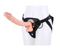 HGDTYRI Consolador con Correa de Silicona de 32 cm for Mujer, consolador Anal Extra Largo con Ventosa Fuerte, consoladores con Correa extraíbles for Hombres y Parejas.(B Flesh)