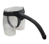 HGDTYRI Consolador de silicona con correa de 42 cm y ventosa fuerte, consolador con correa extraíble for el pene, masturbador for hombres y mujeres.(Black)