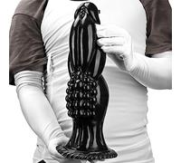 HGDTYRI Consolador gigante de 35 cm con ventosa fuerte, consolador anal XXL, réplica de pene, masturbadores gay, juguetes sexuales eróticos for parejas y mujeres.