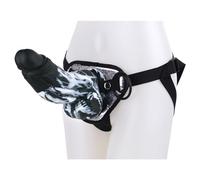 HGDTYRI Consoladores de silicona con correa de 25 cm for pene con correa for mujer con ventosa fuerte, tapón anal extraíble, masturbador anal y vaginal for mujeres, hombres y parejas(D)