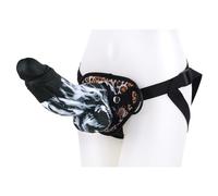 HGDTYRI Consoladores de silicona con correa de 25 cm for pene con correa for mujer con ventosa fuerte, tapón anal extraíble, masturbador anal y vaginal for mujeres, hombres y parejas(C)