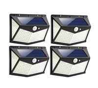 HGDXDP Lámpara de pared solar para exteriores, lámpara de pared solar, impermeable, sensor de movimiento, iluminación para decoración de patio