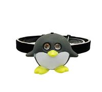 HGENAHGTF Faro de dibujos animados, diadema elástica, ABS, verde | ABS con lámparas LED brillantes para actividades diarias al aire libre, linterna SOS, regalo para niños