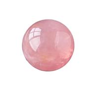 HGETJOHXEM Crystal Ball Rose Quartz Magic Ball Collection Decoration Photography Ornaments Ornaments (Size : 6.5-7cm)