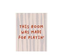 HGETJOHXEM Fun Playroom Poster, This Room Was Made for Playin', Colorful Wall-Art for Nursery & Classroom Decor(Framed,16x24inch(40x60cm))