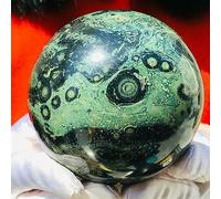 HGETJOHXEM Peacock Eye Stone Ball Crystal Home Decoration Gift Ornaments (Size : 60-65mm)