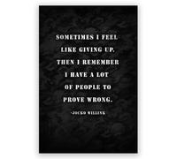 HGETJOHXEM Set of 3 Jocko Willink Motivational Posters - Extreme Ownership Quotes, Discipline Freedom Sayings for Office Wall Decor, Home Gym, Living Room (Framed,12x18inch(30x45cm))