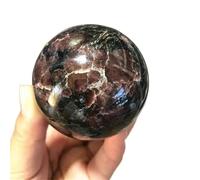 HGETJOHXEM Stone 1pc Garnet Ball Crystal Stone Sphere Balls Quartz Collection Gifts Quartz Crystal Sphere Ball(55-60mm)