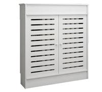 HGFVNFVKHA Cubierta de Radiador de Plástico, con Diseño Hueco, Cierre Magnético y Manijas Redondas. Cubiertas de Radiador para el Hogar(50x50x20cm/19.6x19.6x7.8in)