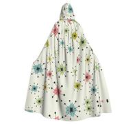 HGFVY Atomic Stars - Capa con capucha para adultos, disfraz de Halloween, disfraz de Navidad, color negro