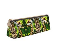 HGFVY Clever Giraffe Fashion - Estuche multifuncional de piel portátil con gran capacidad de almacenamiento