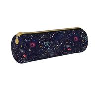 HGFVY Estuche de PVC con diseño de mapa de constelaciones de estrellas, estuche pequeño para bolígrafos, lápices y accesorios