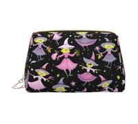 HGFVY Neceser de dibujo bohemio de bruja, organizador de maquillaje fácil de transportar para brochas de maquillaje, pintalabios, Blanco, One Size