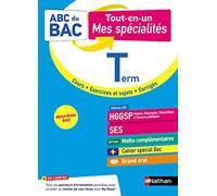 HGGSP, SES, Maths complémentaires, Grand Oral Tle
