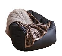 Hggzeg Elegante manta de forro polar de leopardo, manta de sherpa suave y esponjosa, cálida y gruesa, manta de viaje acogedora para dormitorio, sala de estar, oficina, 150 x 200 cm