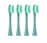 hGiesXgyN 2/4/6 cabezales de repuesto suaves para Oclean X/X PRO/Z1/F1 Cabezales de cepillo azul, boquillas de cerdas de aspiradora Dupont Sonic (4 unidades, verde)