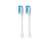 hGiesXgyN 2/4/6 cabezales de repuesto suaves para Oclean X/X PRO/Z1/F1, cabezales de cepillo azul, boquillas de cerdas de vacío para cepillo de dientes Dupont Sonic (2 unidades, blanco azul)