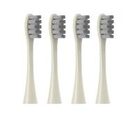 hGiesXgyN 2/4/6 cabezales de repuesto suaves para Oclean X/X PRO/Z1/F1, cabezales de cepillo azul, boquillas de cerdas al vacío Dupont Sonic (4 unidades, beigegray)