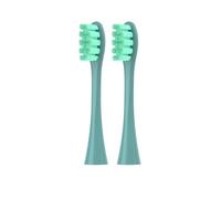 hGiesXgyN 2/4/6 cabezales de repuesto suaves para Oclean X/X PRO/Z1/F1 Cabezales de cepillo azul Dupont Sonic cepillo de dientes boquillas de cerdas al vacío (2 unidades, verde)