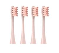 hGiesXgyN 2/4/6 cabezales de repuesto suaves para Oclean X/X PRO/ Z1/ F1 cabezales de cepillo azules Dupont Sonic cepillo de dientes boquillas de cerdas al vacío (4 piezasSPink)