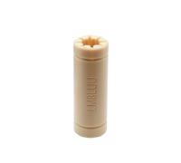 hGiesXgyN 2/4 Uds. Buje de rodamientos lineales LM8LUU de polímero sólido LML8UU 8MM 8 * 15 * 45mm Color Gris Compatible con Piezas de Impresora Prusa 3D máquina CNC DIY(Yellow,2pcs)