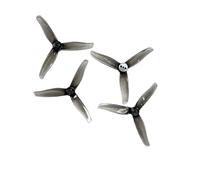 hGiesXgyN 2 Pares/4 Piezas 3016 Hélice 1,5 m 2 mm Orificio 3 Pulgadas 3 Palas CW CCW Compatible con FPV Hélice Mini Props for 3 Pulgadas Compatible con FPV Racing Drone(Clear Gray 2mm)