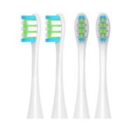 hGiesXgyN 4/8 cabezales de cepillo de repuesto para Oclean X/X PRO/Z1/F1/One/Air 2/SE Sonic cepillo de dientes eléctrico Dupont boquillas de cerdas suaves (blanco, 4 piezas)
