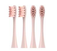 hGiesXgyN 4/8 cabezales de cepillo de repuesto para Oclean X/X PRO/Z1/F1/One/Air 2/SE Sonic cepillo de dientes eléctrico Dupont boquillas de cerdas suaves (rosa-4 piezas)