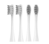 hGiesXgyN 4/8 cabezales de repuesto para cepillo de dientes eléctrico Oclean X/X PRO/Z1/F1/One/Air 2/SE Sonic, boquillas de cerdas suaves Dupont (4 unidades, gris)